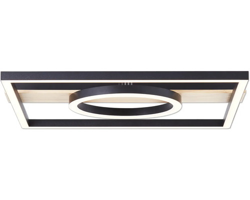 Quadratische Deckenleuchte mit kreisförmigem LED-Lichtelement