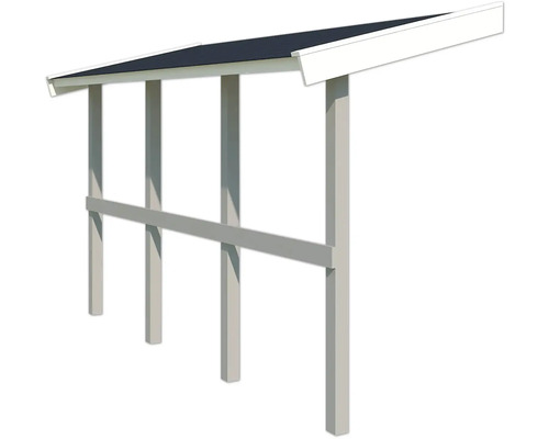 Abri en bois avec toit pour l''extérieur