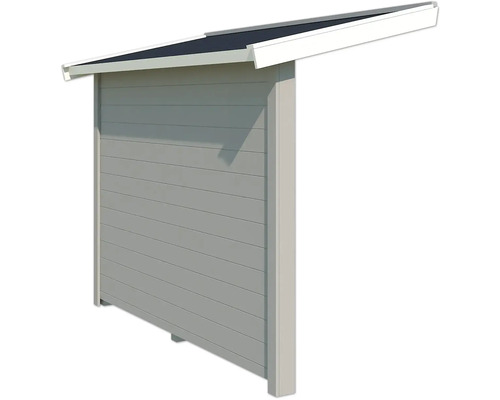 Abri en bois avec toit pour l''extérieur