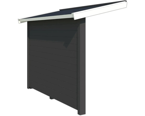 Garage en bois avec toit