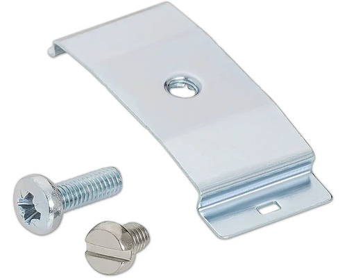Adaptateur de rails Rutenbeck avec vis M4 pour fixation de panneau de distribution Support métallique avec vis pour le montage