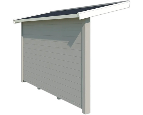 Abri en bois avec toit