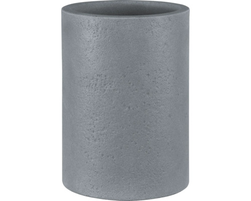 Blumentopf geli Rondo High Topf aus Kunststoff 29x29x40 cm betonfarbe hell Zylindrischer Pflanztopf aus Stein