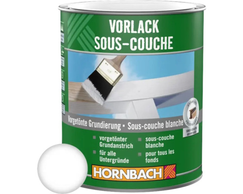 HORNBACH Vorstreichfarbe weiß 375 ml