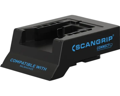 Adaptateur Scangripp Connector avec système de sécurité de batterie pour batteries 18/20-V compatible avec Milwaukee