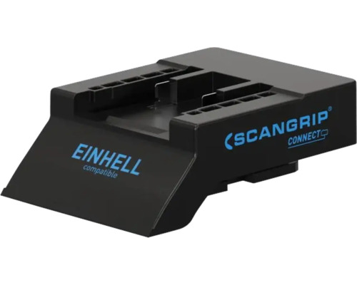 Adaptateur Scangripp Connector avec système de sécurité de batterie pour batteries 18/20-V compatible avec Einhell