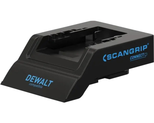 Adaptateur Scangripp Connector avec système de sécurité de batterie pour batteries 18/20-V compatible avec Dewalt