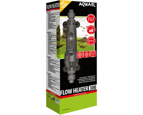 Système de chauffage AQUAEL FLOW HEATER 300 W pour montage en dehors de l'aquarium tuyau 16/22 mm Smart Heating System