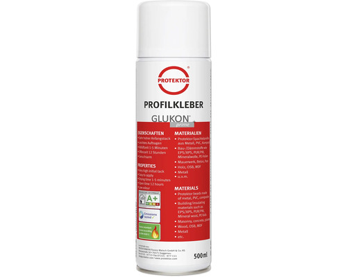 Colle de contact et adhésif PROTEKTOR pour profilés GLUKON 500 ml