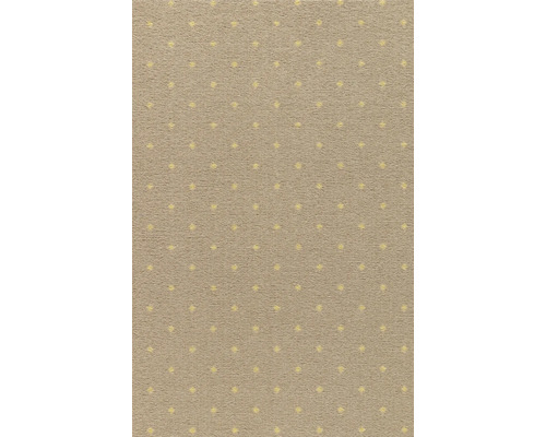 Moquette velours, beige, rouleau 5 m