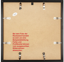 Rückseite eines Bilderrahmens mit Aufhängern