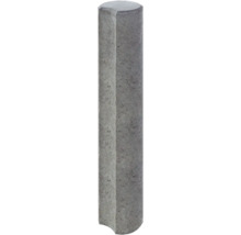Palissade ronde iMount avec goulotte gris 15 cm x 100 cm