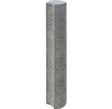 Palissade ronde iMount avec goulotte gris 11 cm x 100 cm