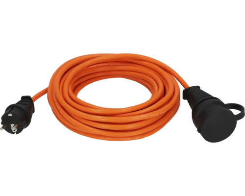 Câble de rallonge Bremaxx 10 m IP44 AT-N05V3V3-F orange pour une utilisation à court terme en extérieur