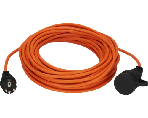 Câble de rallonge Bremaxx 25 m IP44 AT-N05V3V3-F orange pour une utilisation à court terme en extérieur