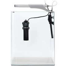 Aquarium avec filtre interne et éclairage