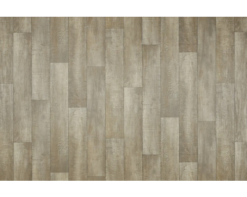 Sol PVC Giant aspect lames en bois gris FB895 lames 16,6x100 cm largeur 400 cm (au mètre)