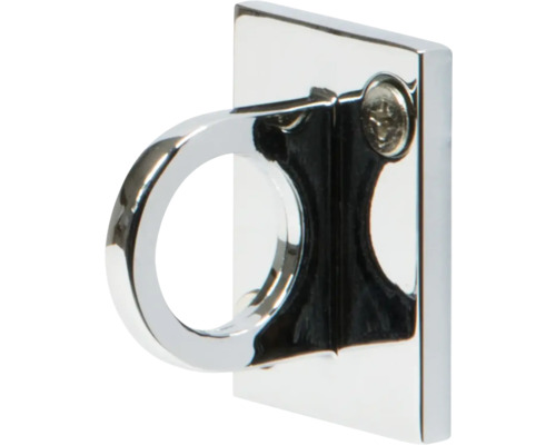 Handtuchring aus Metall mit quadratischer Wandhalterung