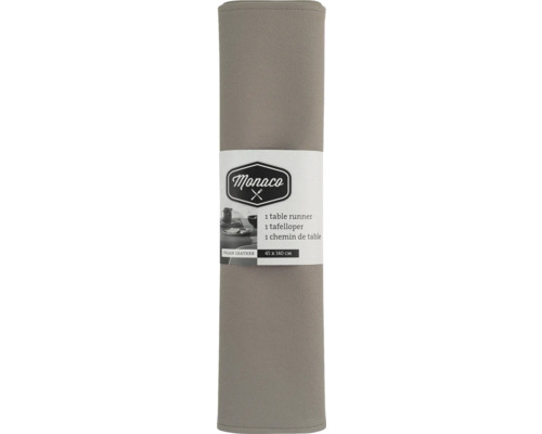 Chemin de table Monaco en cuir synthétique, 45 x 140 cm