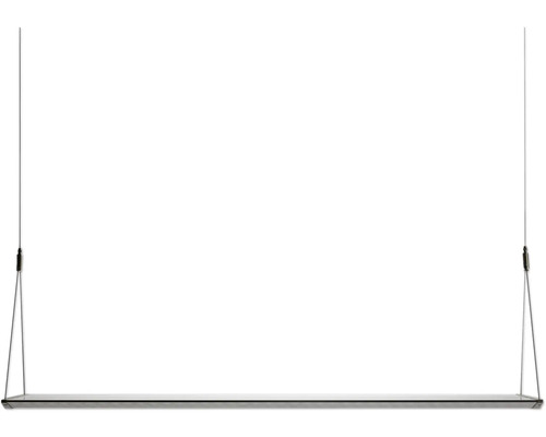 LED-Hängeleuchte mit Stahlseilen