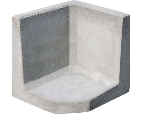 L-Stein Eck Winkelstein grau 40 cm x 7 cm x 50 cm Fußtiefe = 40 cm L-Stein Eck Winkelstein grau 40 cm x 7 cm x 50 cm Fußtiefe = 40 cm