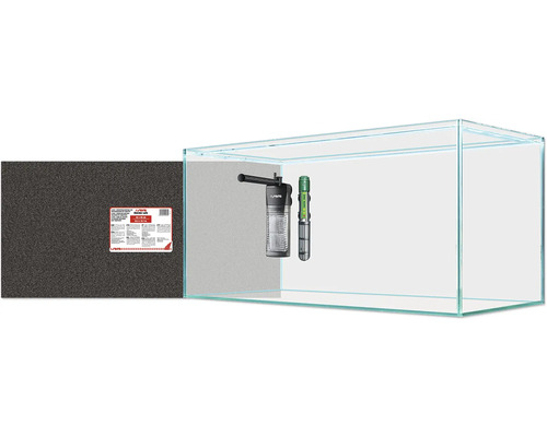 Aquarium Set mit Filter, Heizung und Unterlage