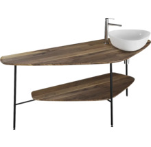 Konsole VitrA Plural BxHxT 1615 x 705 x 660 mm Eiche für Becken rechts