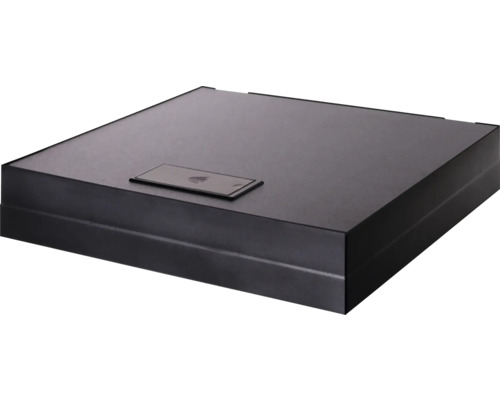 Aquarium Abdeckung sera Scaper Cube Cover 40 x 40 x 8 cm ohne Leuchtmittel, schwarz Schwarzer Tresor zur Aufbewahrung von Wertsachen