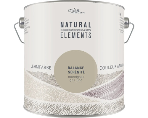 Peinture murale StyleColor NATURAL ELEMENTS sans conservateurs sérénité marron 2,5 l