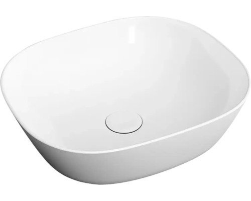 Lavabo à poser VitrA Plural 45 x 38 cm blanc brillant avec revêtement 7810B403-0016