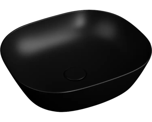 Lavabo à poser VitrA Plural 45 x 38 cm noir mat avec revêtement 7810B483-0016