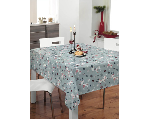 Nappe en toile cirée renne 130x160 cm Nappe en toile cirée renne 130x160 cm