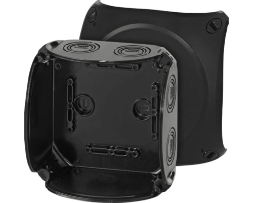 Schalterdose aus Kunststoff mit Deckel