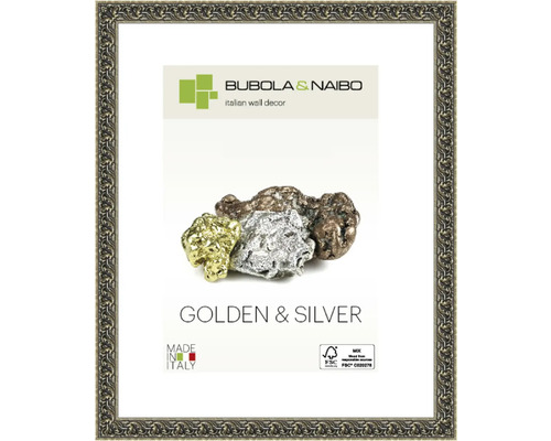 Cadre photo en bois GOLDEN & SILVER Romantik argent 40x50 cm