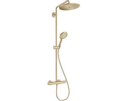 Colonne de douche avec thermostat hansgrohe Croma Select S Showerpipe 280 1jet brushed bronze brossé 26890140