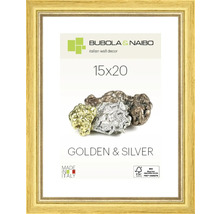 Cadre photo de dimensions 15x20 avec l''inscription Golden and Silver
