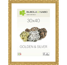 Bilderrahmen mit goldenem und silbernem Dekor, 30x40 Zentimeter