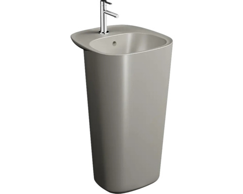Vasque monobloc VitrA Plural 48,5 x 52,5 x 85 cm taupe mat 7814B420-0001