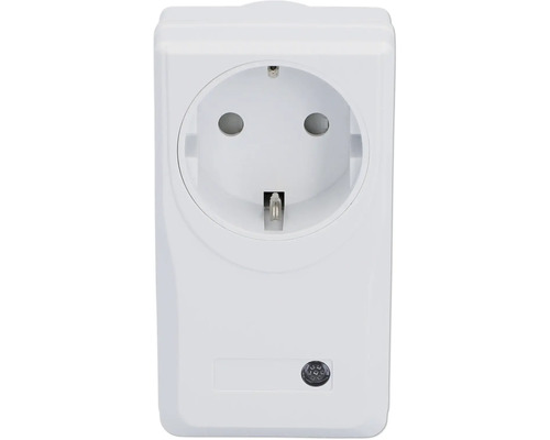 Prise de courant blanche avec contact de protection