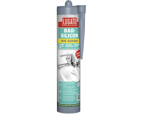 Silicone pour salle de bains Lugato Comme du caoutchouc beige Bahamas 310 ml