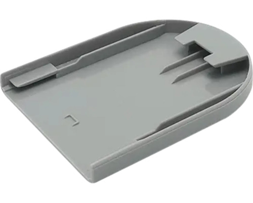 Graue Abdeckung aus Kunststoff