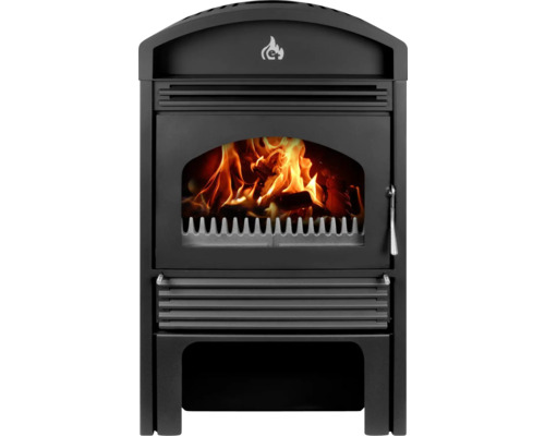 Poêle Valencia corps noir revêtement acier 17,9 kW Poêle Valencia corps noir revêtement acier 17,9 kW