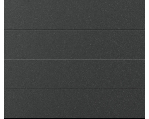 Garagentor mit horizontaler Sicke