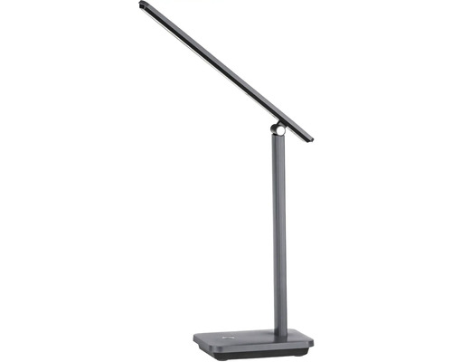 Lampe de table LED grise