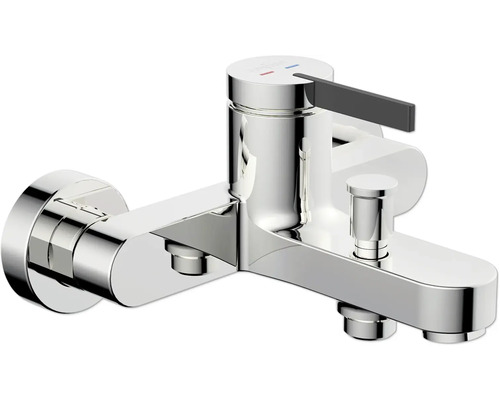 Robinet de baignoire en métal avec mitigeur