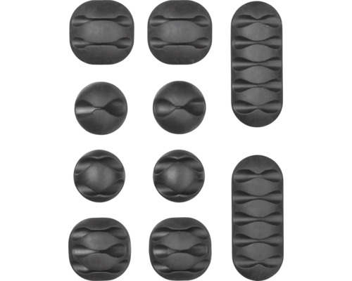 Clips de câble de différentes formes pour l''organisation des câbles