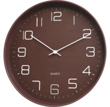 Horloge murale plastique rouge Ø 30 cm