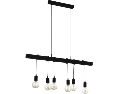 Hängelampe mit sechs Leuchten