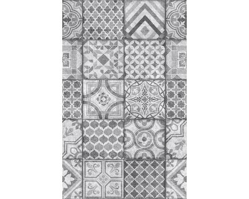 Motif de carreaux avec divers motifs géométriques et floraux
