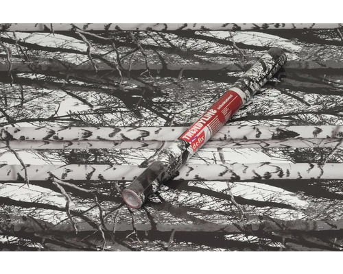 Rouleau de film décoratif autocollant avec motif de forêt de bouleaux